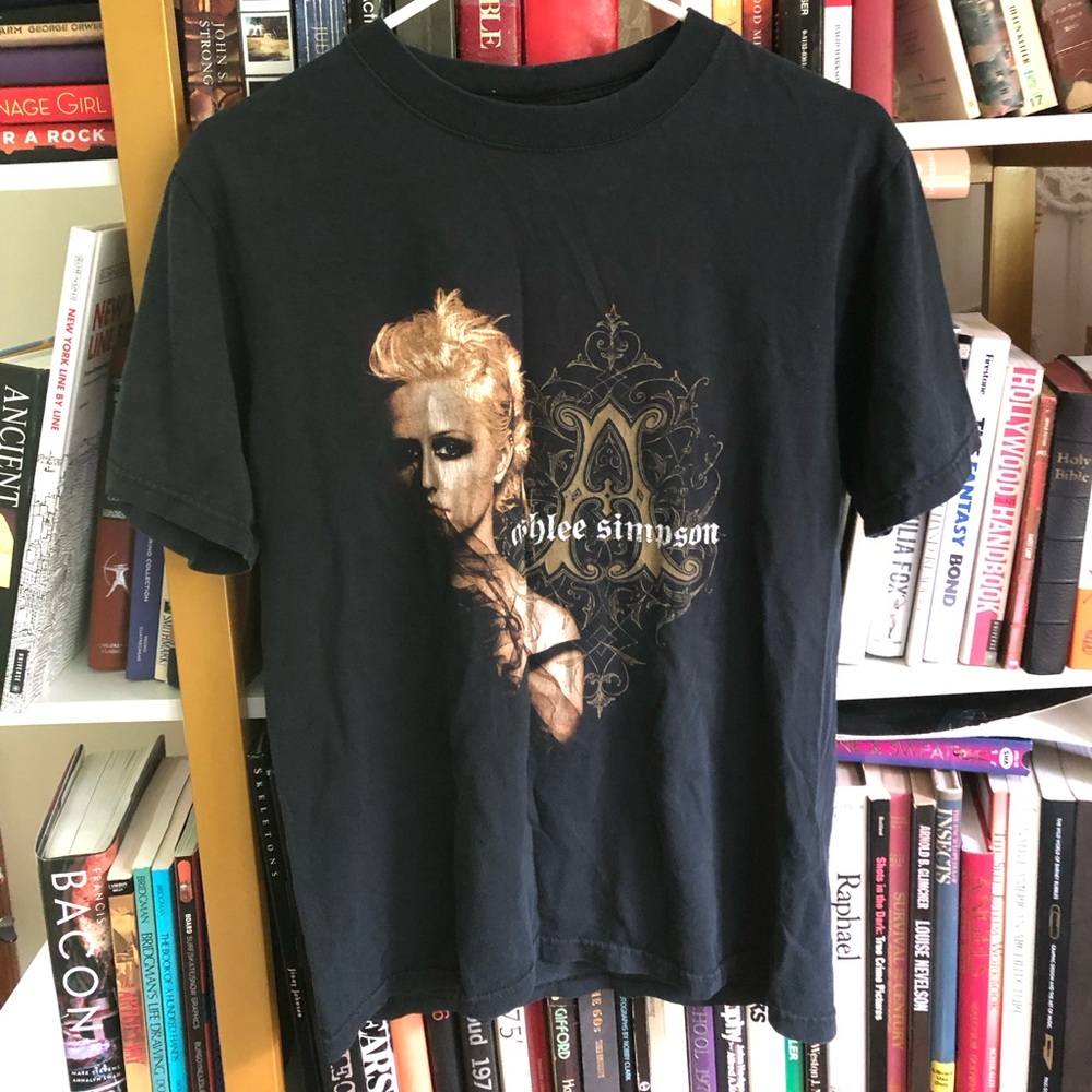 Vintage Ashlee Simpson Tour Tee Shirt